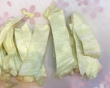キャベツの ごま和え （和風）作り方1写真