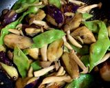 ささげと茄子の甘辛味噌炒め作り方4写真