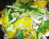 豆腐とアボカドの温かいサラダ作り方9写真