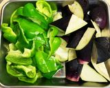なすとピーマンの味噌炒め♪作り方1写真