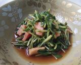 ポン酢で豆苗とベーコンのレンチン作り方4写真