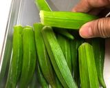 オクラの豚バラとお揚げ巻き作り方1写真