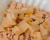 沢庵でそぼろ納豆風！！作り方1写真