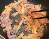 豚とエノキのスタミナ炒め作り方4写真