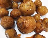揚げミニ新じゃがコロコロ甘辛煮ころがし作り方6写真