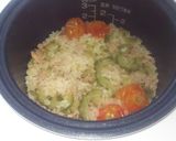 冷凍ゴーヤーとプチトマトで炊き込みご飯♡作り方6写真