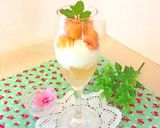 季節のフルーツパフェ(桃のパフェ)作り方6写真