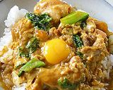 カレーが香るつゆで作る親子丼♪作り方4写真