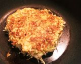 コンビニの袋キャベツでお好み焼、プレーン作り方5写真