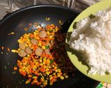 簡単 野菜たっぷりピラフ作り方3写真