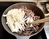 長芋と牛肉のシャキとろチーズ焼き作り方2写真