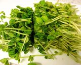 あさりと豆苗のにんにく炒め作り方1写真