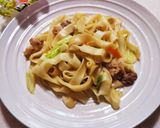 お袋の味☆塩バター焼うどん☆作り方4写真
