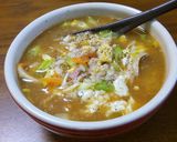 辛ラーメンの粉末スープde雑炊♪作り方8写真