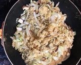 塩昆布ネギにんにく醤油炒飯作り方5写真