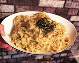 塩昆布ネギにんにく醤油炒飯作り方7写真