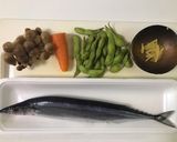 秋刀魚と枝豆の炊き込みご飯作り方1写真