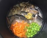 秋刀魚と枝豆の炊き込みご飯作り方3写真