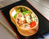 毎日お弁当♪ささみの小判焼き弁当作り方5写真