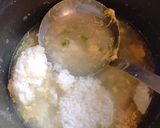 残った中華スープで、ひょっとだけ雑炊作り方3写真