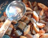 こんにゃくとごぼう天の甘辛おかか和え作り方7写真