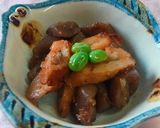 こんにゃくとごぼう天の甘辛おかか和え作り方10写真