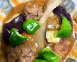全てレンジ豚こま団子大根なす回鍋肉風作り方12写真