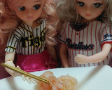 リカちゃん♡野球シリꕤヤクルトエビマヨ風作り方10写真