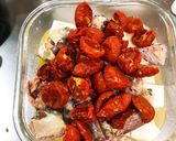 豆腐と鯖缶のレンジ蒸し作り方2写真