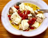 豆腐と鯖缶のレンジ蒸し作り方3写真