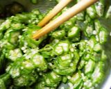 生オクラのおかか和え…粘り半端ない作り方3写真