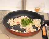 コツ紹介！　さっぱり餡掛け梅オムライス作り方5写真