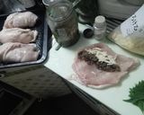 チキン梅シソ巻き作り方1写真