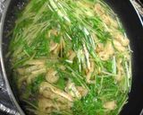 スグ出来る！水菜とアゲの煮びたし♪作り方3写真