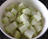 ボトルゴード（ひょうたん）炒め作り方1写真