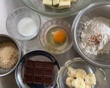 *チョコバナナケーキ*作り方1写真