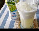カルピス完熟白桃牛乳水割りジュース作り方31写真