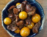 鶏もつのワイン煮込み作り方2写真