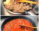 トマトクリームのラグーソースパスタ作り方4写真