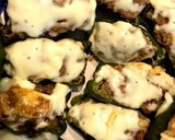 チーズがけ！ピーマンの肉詰め作り方5写真