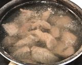 ゴマ風味 新牛蒡と牛角切りの柔らか佃煮作り方2写真