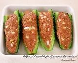 ゴーヤボートの肉詰め☆カレー風味作り方5写真