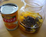 フルーツ缶とレーズンでサワードリンク作り方1写真