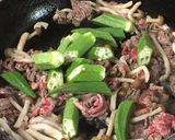 牛トマ☆マスタード炒め作り方3写真