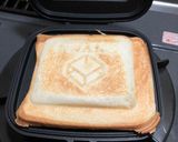 卵とキャベツのホットサンド作り方4写真