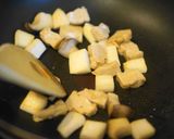 テンペとエリンギの玄米のっけご飯作り方4写真