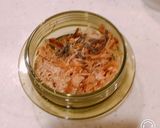 レンジで簡単！蒸し麺で、豚骨醤油のつけ麺作り方1写真