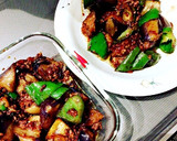 茄子とピーマンと挽肉の甜麺醤炒め作り方4写真