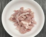 乾燥こんにゃくパスタで中華料理の東北冷菜作り方7写真