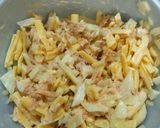 油揚げの玉ねぎツナチーズ包み焼き作り方1写真